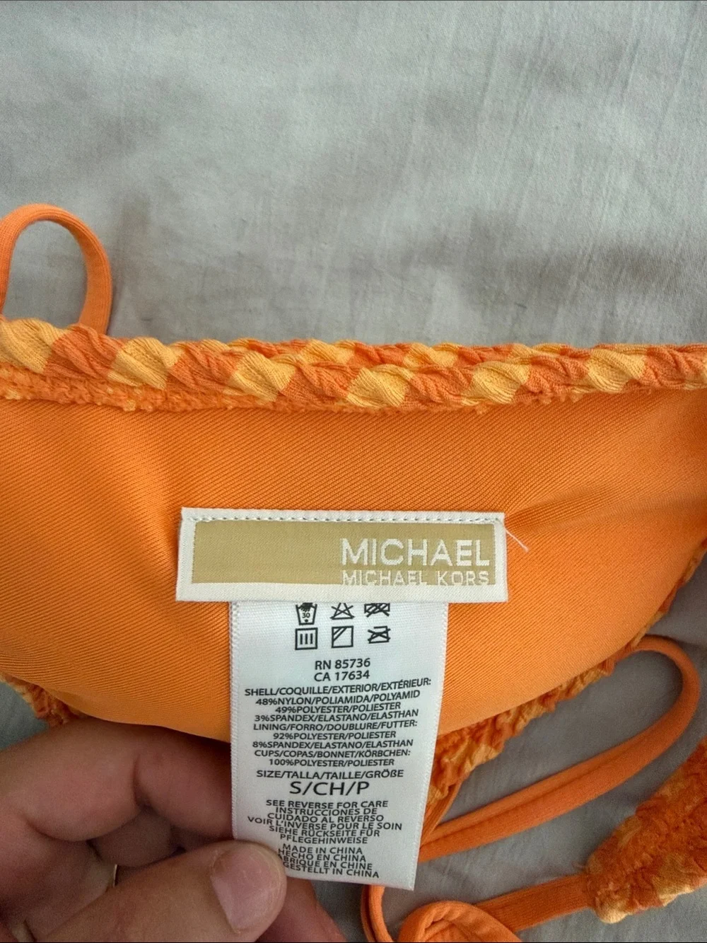 Michael Kors vibrant orange